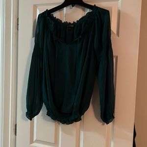 Express size medium sheer but lined blouse